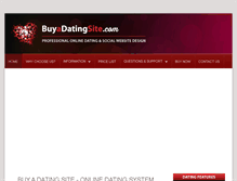 Tablet Screenshot of buyadatingsite.com